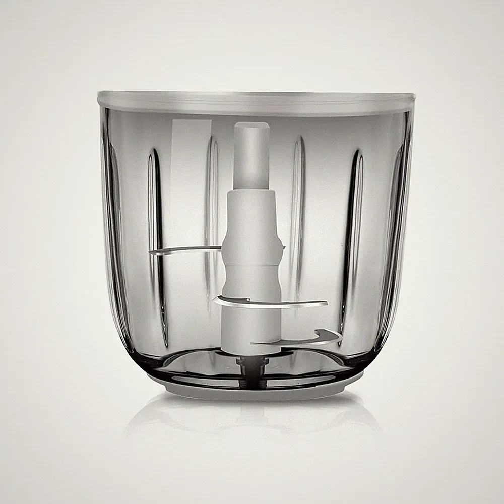 1.3Cup Food Processor Glass Bowl- Mini Food Processor & Portable Small Food C...