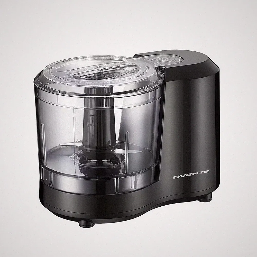 1.5-Cup Electric Food Chopper, 100W Food Processor with One-Touch Control and St