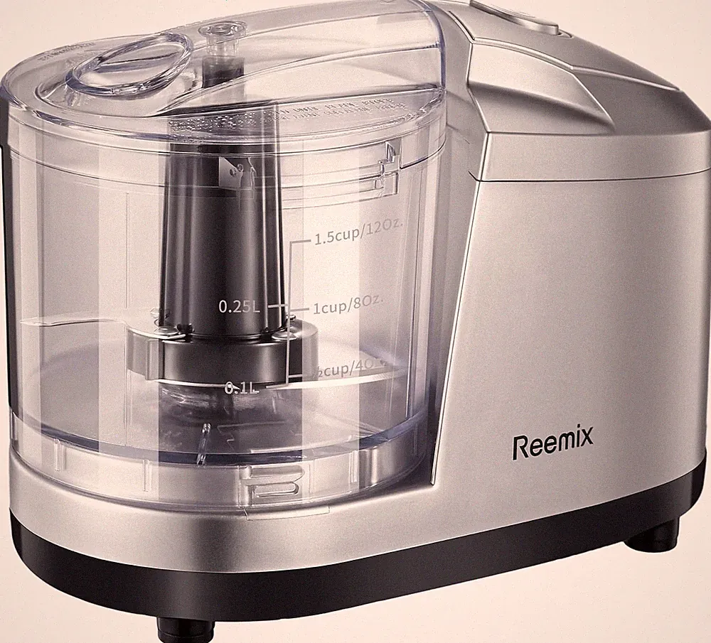 1.5-Cup One-Touch Electric Food Chopper 100W Mini Food Processor Meat Grinder