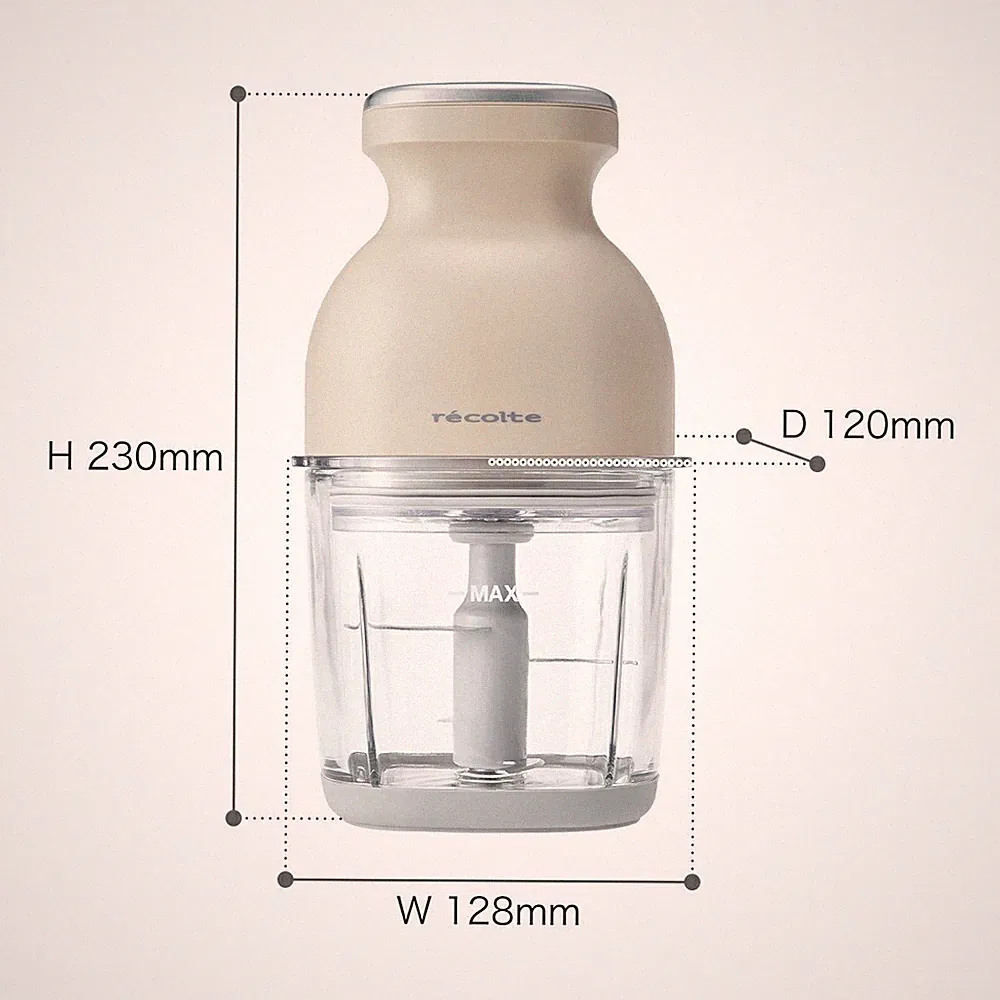 #1 Food Processor Cordless Recolte Bonne Blender Mixer Can Crush Ice Electric