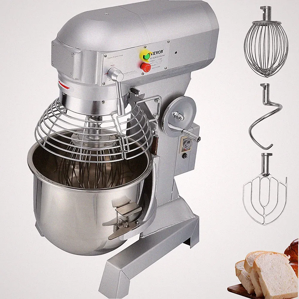 10-30L Electric Dough Machine Stainless Steel Cream Egg Whisk Mixer Processor