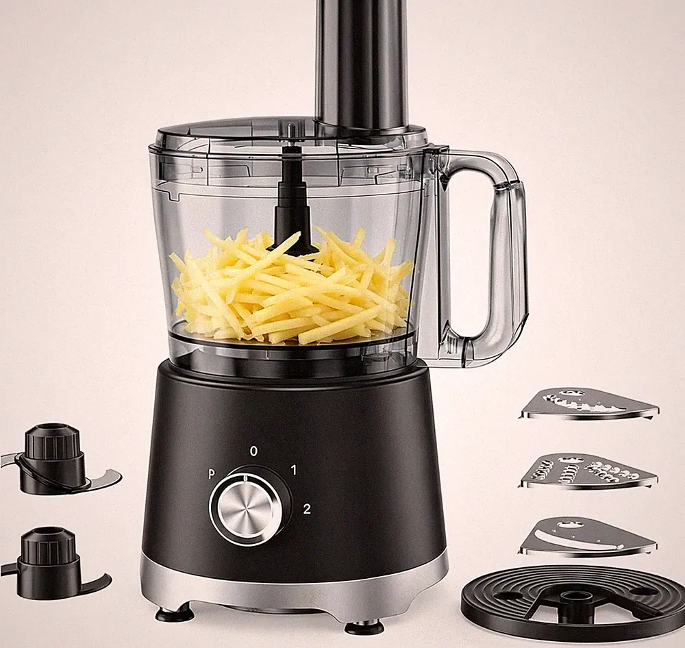 10.5-Cup Multi-Functional Food Processor for Chopping, Slicing, and Kneading