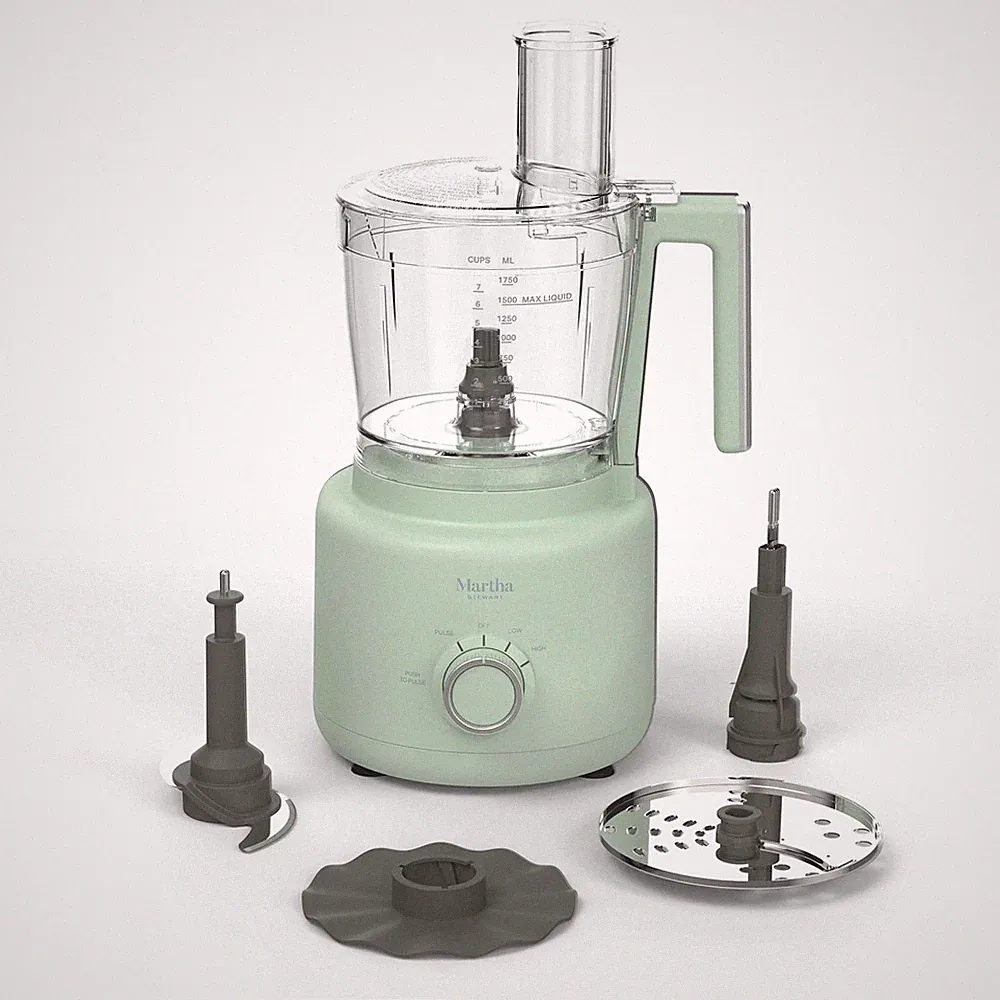10-Cup Electric Food Processor & Chopper, Green