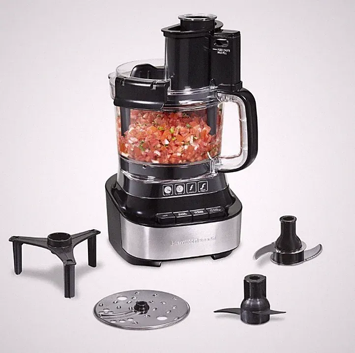 10-Cup Food Processor, 500 W, 2-Speed with Pulse