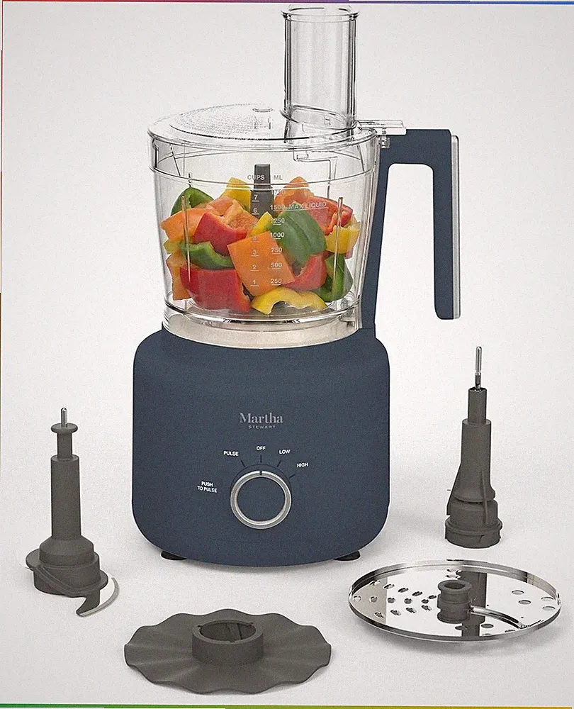 10 Cup Food Processor Electric Chopper Multipurpose Blades Variable Speed Pulse
