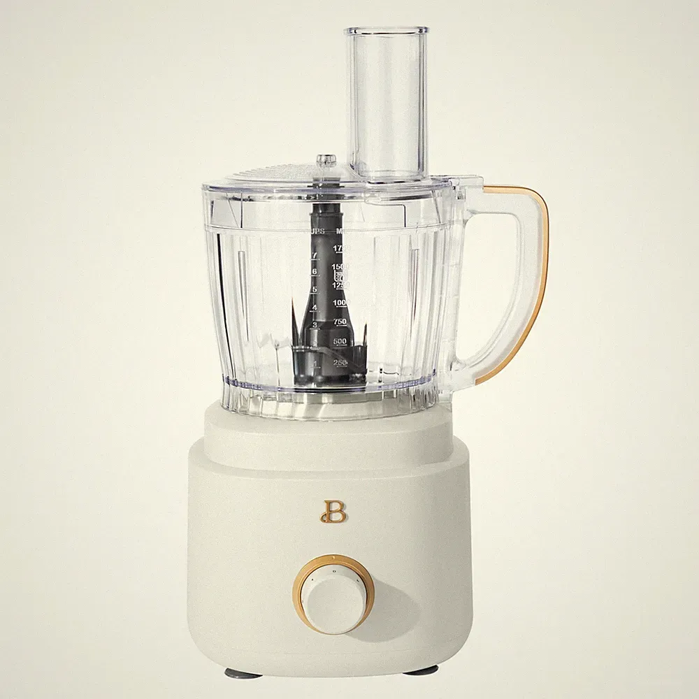 10-Cup Food Processor W/ Accessories White Icing
