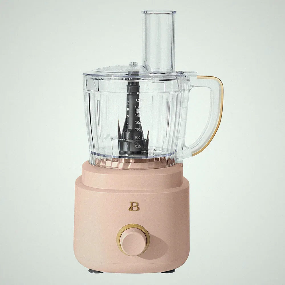 10-Cup Food Processor with Accessories, Rose by Drew Barrymore