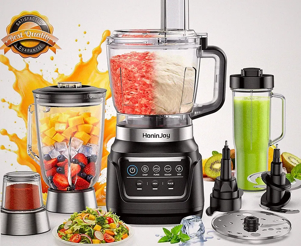 10-In-1 Blender Food Processor Smoothie Ice Crush Dough Grinder