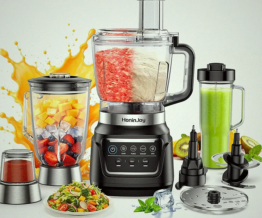 10-in-1 Professional Blender Food Processor Smoothie Ice Crush