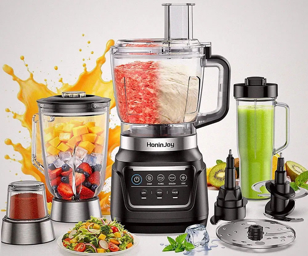 10-in-1 Professional Blender Food Processor Smoothie Ice Crush