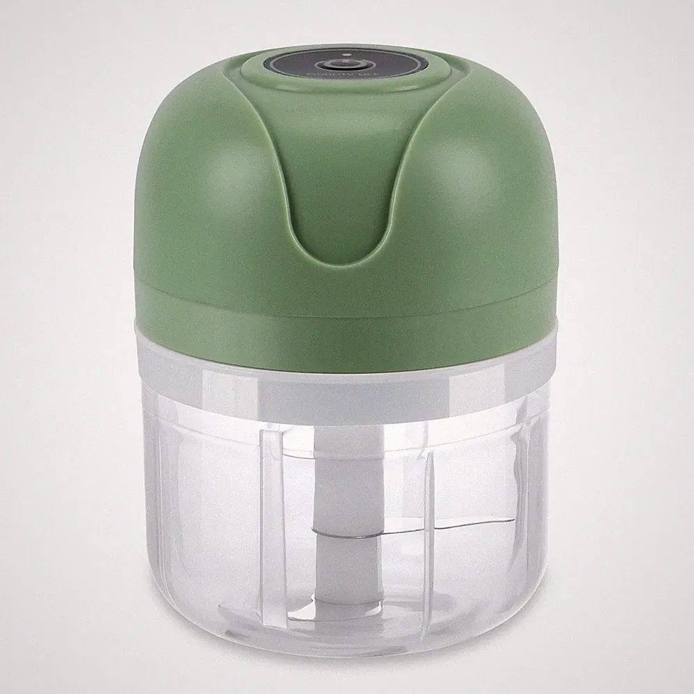 100+250ML 2 Cups Wireless Electric Vegetable Onion Garlic Fruit Meat Chopper US