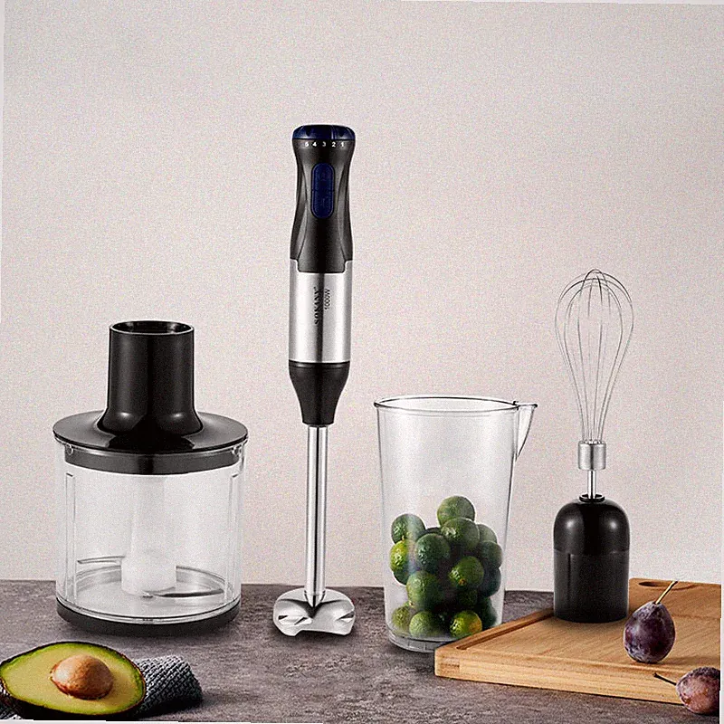 1000w Entire Stainless Steel Blender 4-in-1 Hand Immersion Blender Baby food
