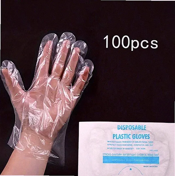 100pcs Disposable Multi-Purpose Gloves - Ideal for Cooking, Cleaning, Food Prep