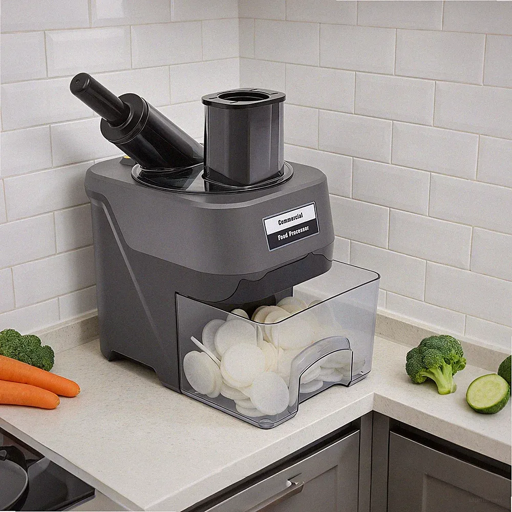 100w Electric Vegetable Chopper Stainless Steel Cutter Commercial Food Processor