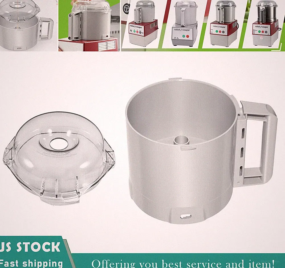 106458S Cutter Bowl Lid & 112204S Cutter Bowl Fits Robot Coupe Food Processor R2