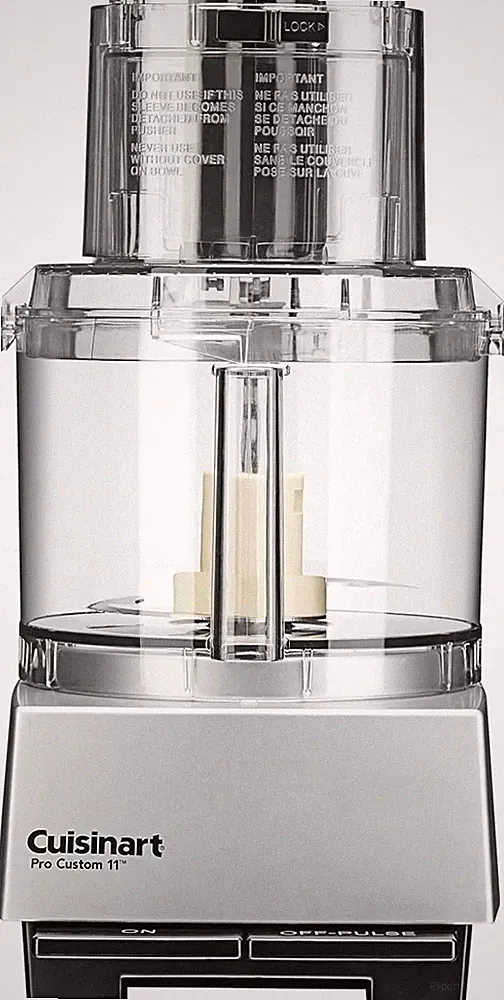 11-Cup Food Processor Slicing Shredding Discs Electric Chopper Chrome DLC-8SBCYP