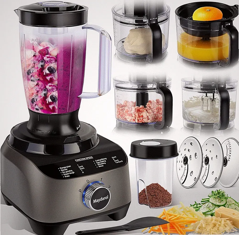11 in 1 Food Processor Blender Combo 51oz Juice Blender