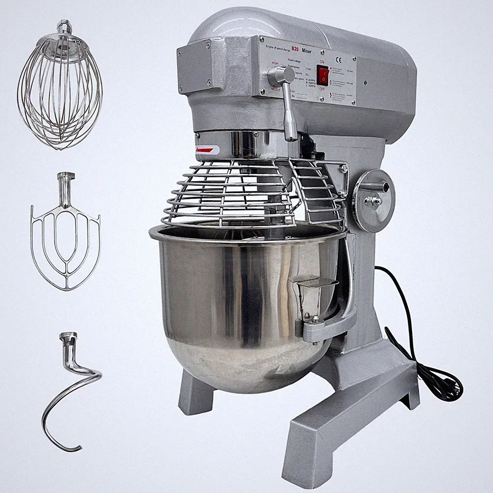 110V Dough Mixer 3 Mixing Functions Food Mixer 20L Dough Kneading Machine