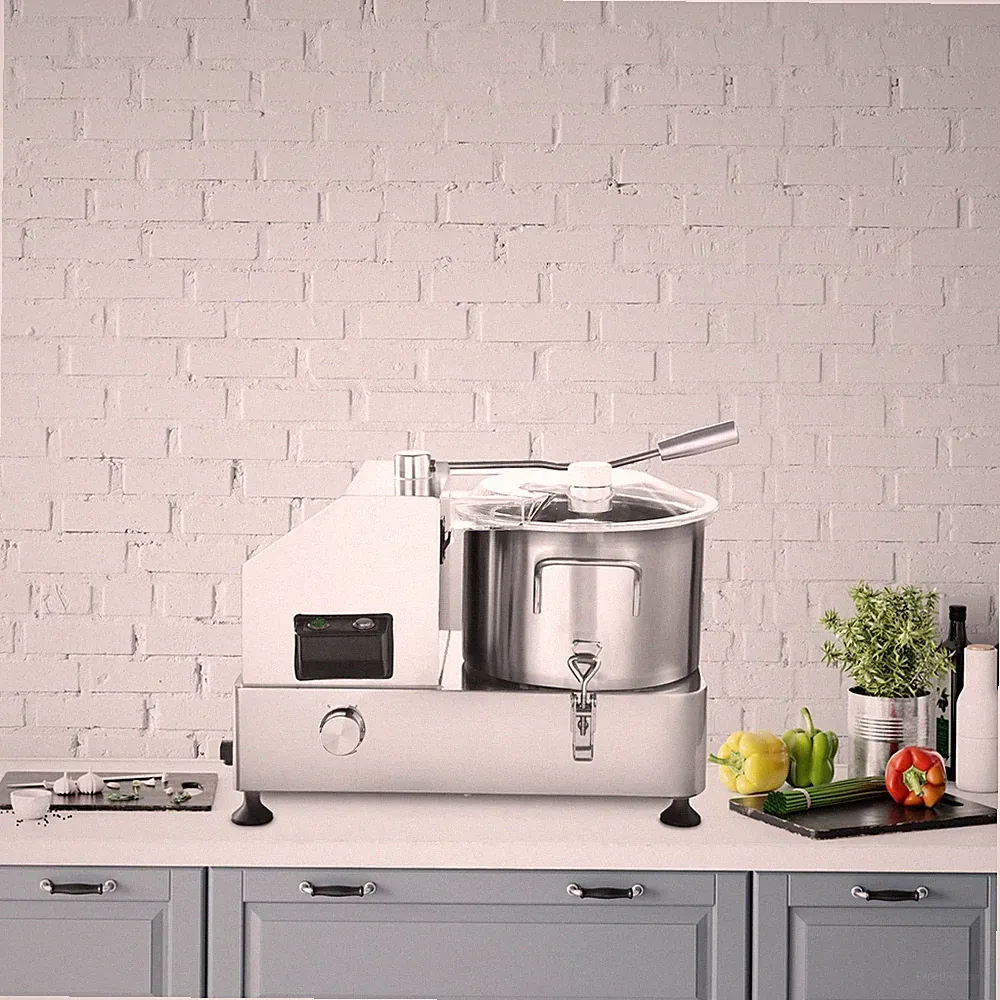 110V Stainless Steel Electric Vegetable Chopper Cutter Commercial Food Processor