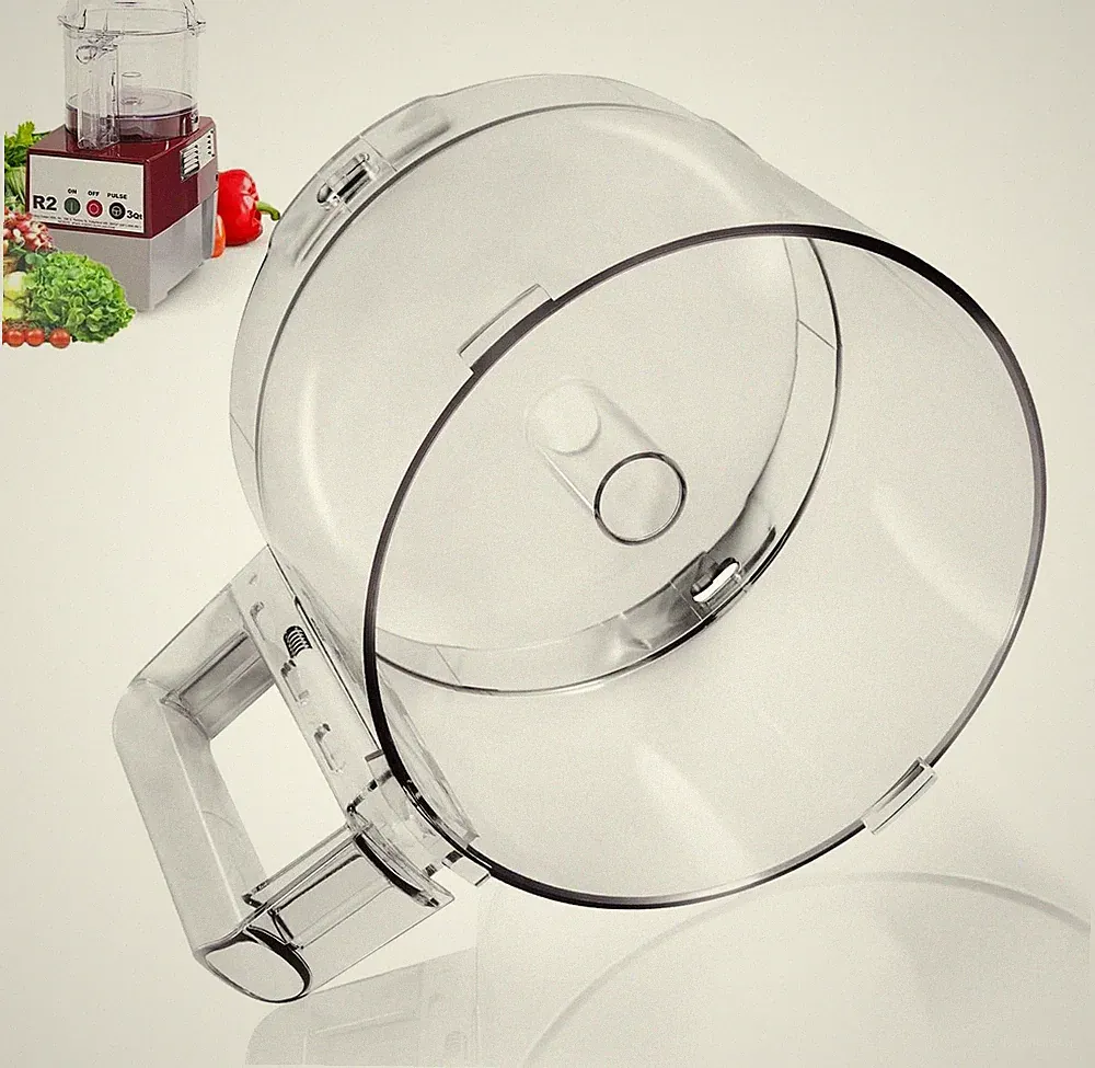 112203 3-Quart Clear Food Processor Bowl, fits for Robot Coupe R2B & R2N Models