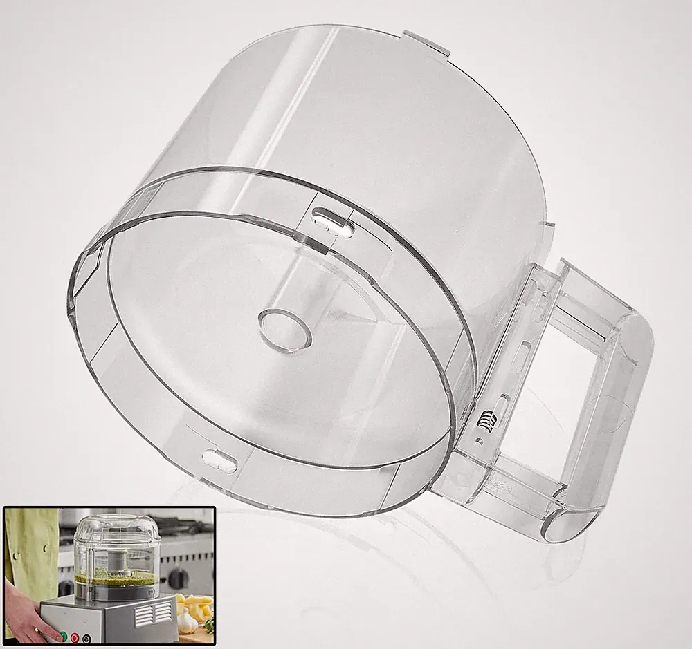 112203 Cutter Bowl Fits Robot Coupe R2 Series Food Processor 3 Quart Clear Bowl