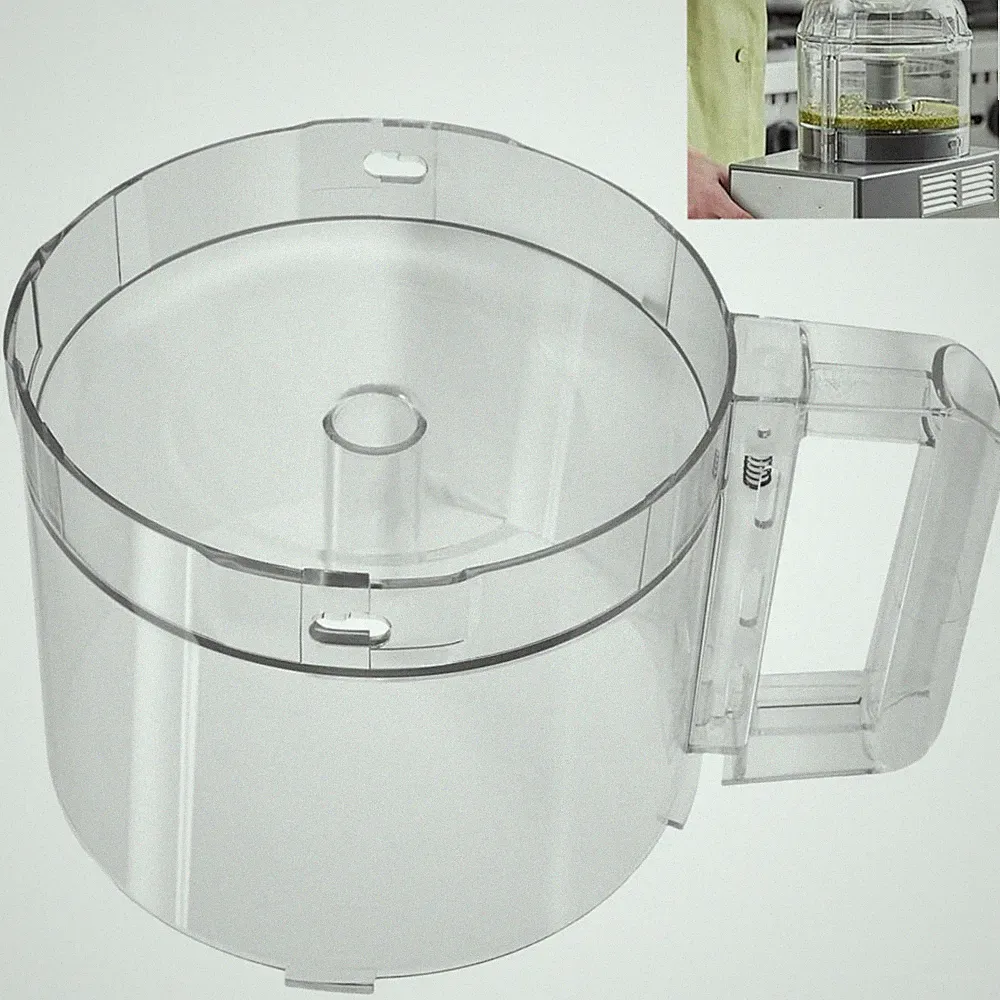 112203 R2N Food Processor 3 Quart Clear Cutter Bowl Compatible with Robot Coupe