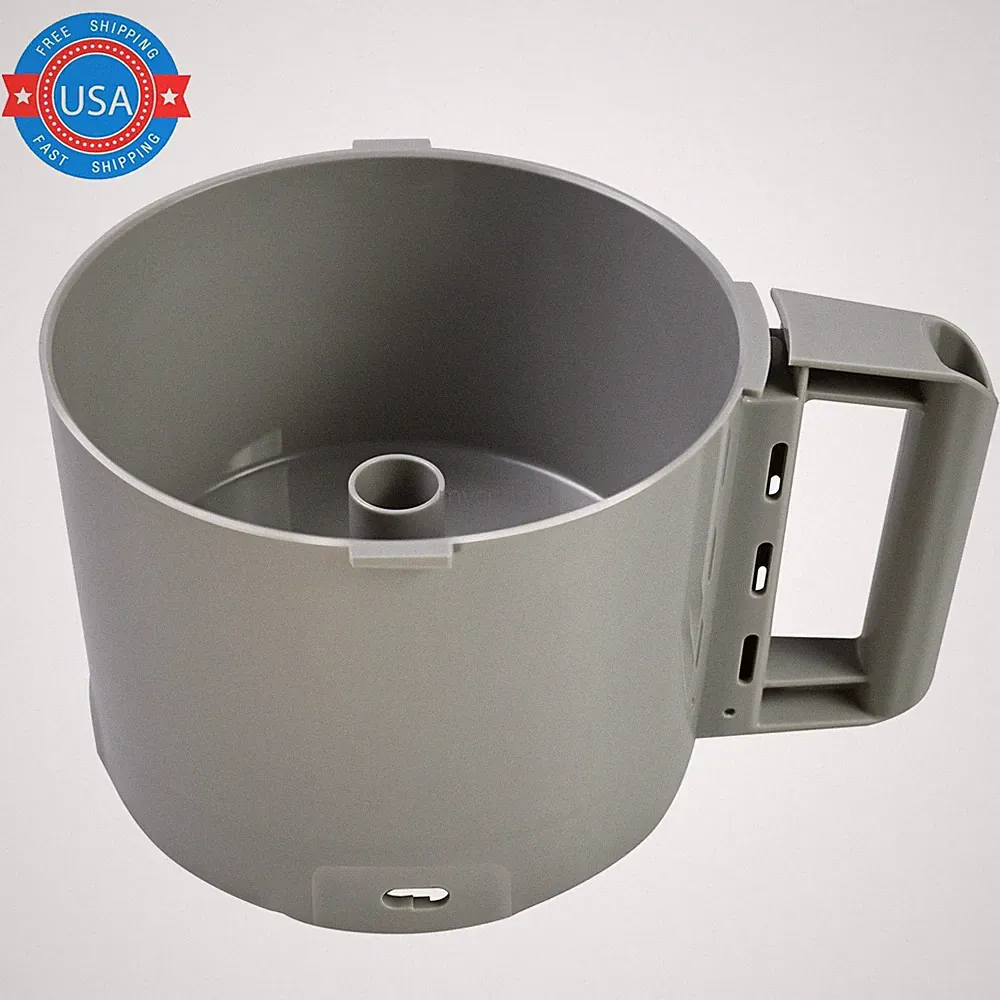 112204S Food Processor Gray Bowl 3 Quart compatible with Robot Coupe R2 3L Gb