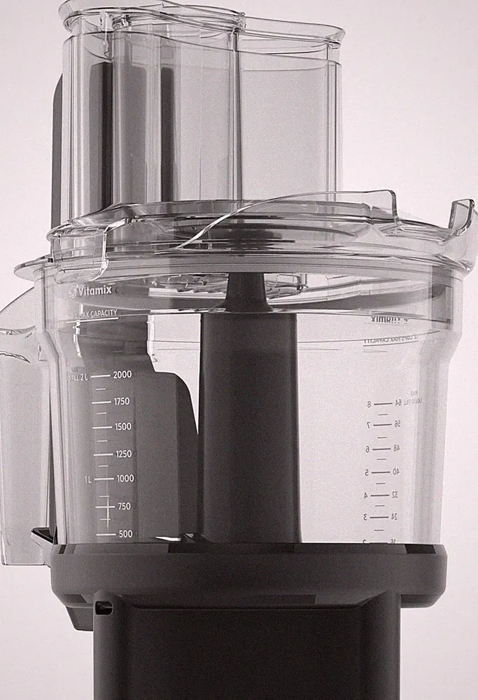 12-Cup Food Processor Attachment with SELF-DETECT, BPA-Free, with Multi-Use Blad