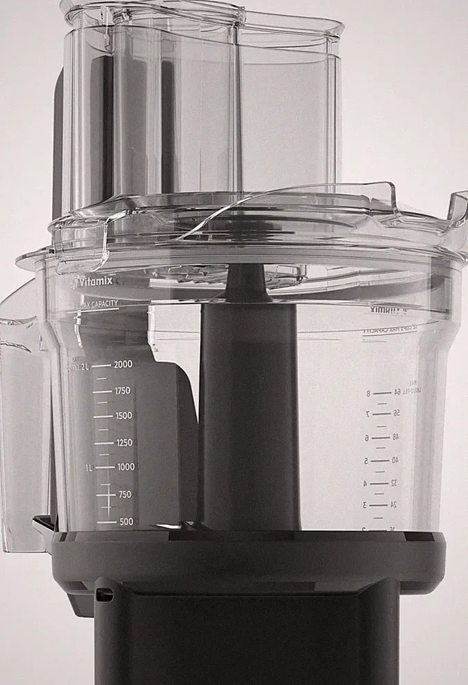 12-Cup Food Processor Attachment with SELF-DETECT™, Compatible with Ascent and V