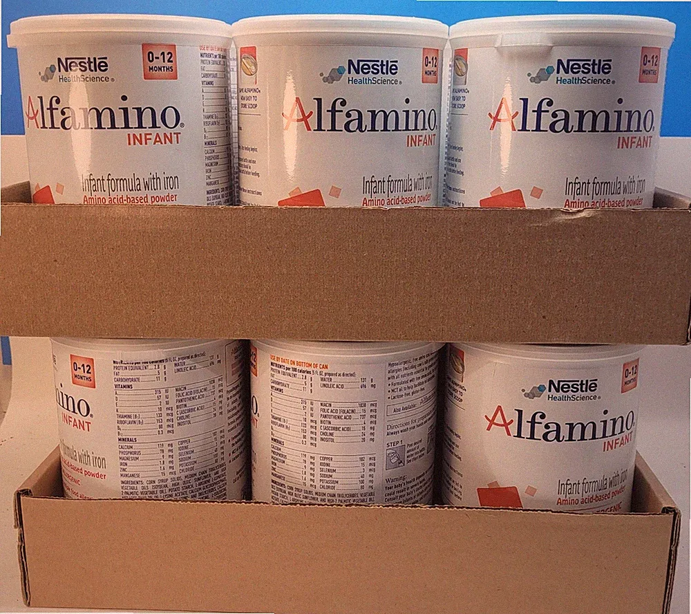 12 Nestle A-lfamino INFANT 14.1 oz RETAIL EXP 11/2026 FREE SHIPPING! Alfamin o