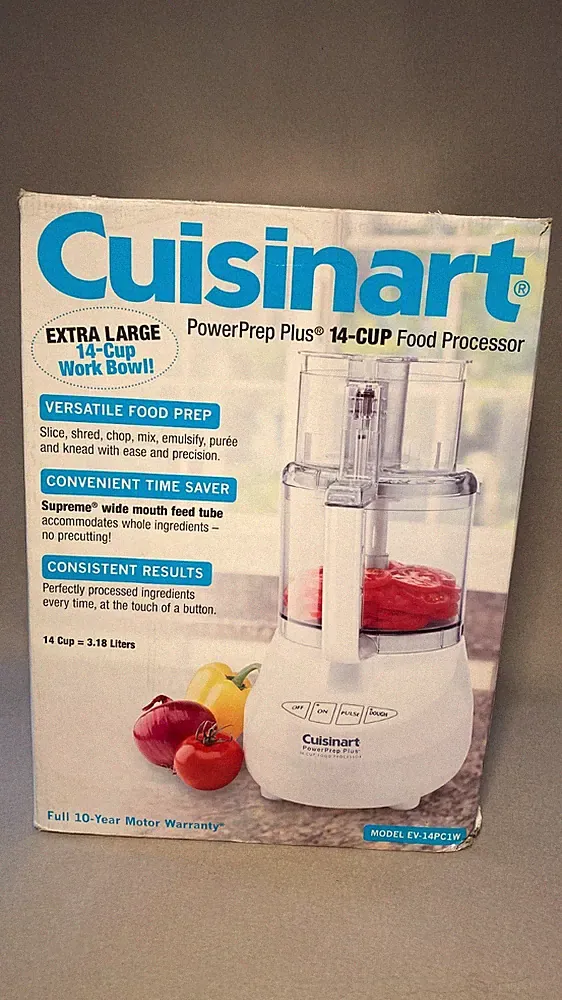 14 Cup Cusinart PowerPrep Plus Food Processor Complete & Beautiful Condition