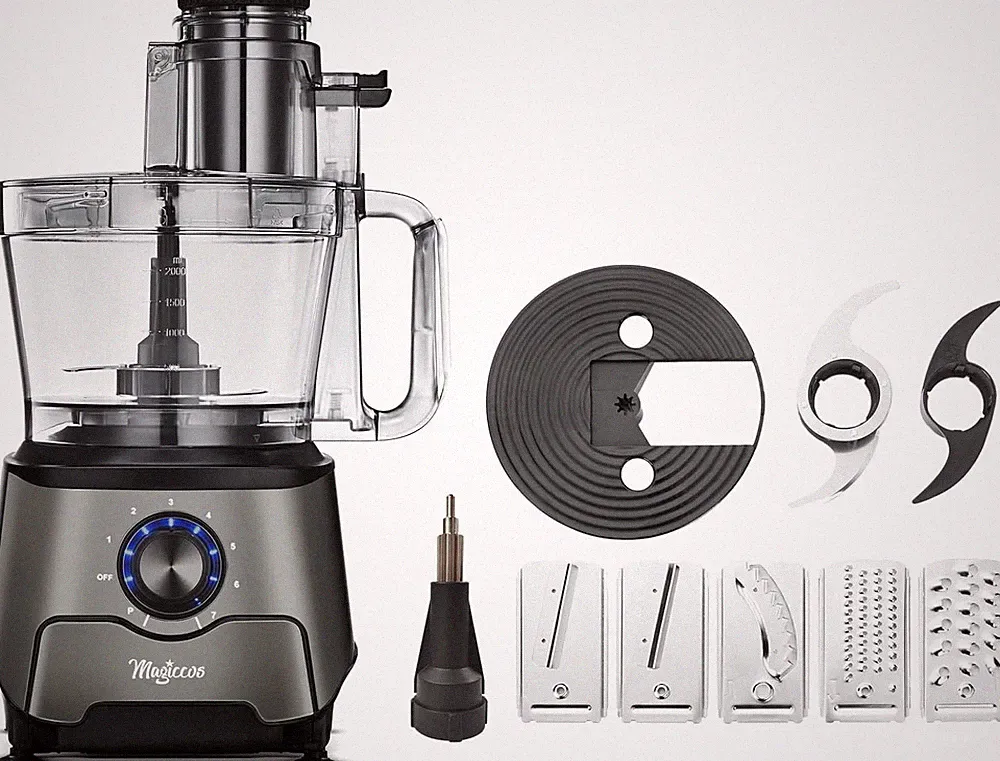 3 cup food processor with shredder