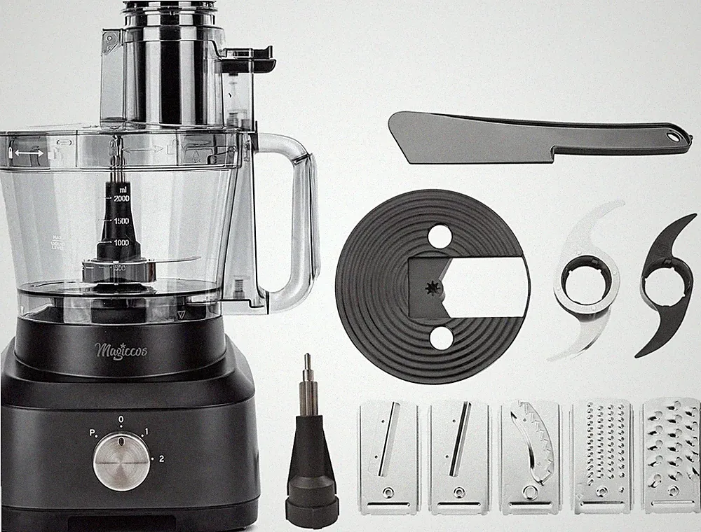 14 Cup Food Processor - XL Bowl Food Processor with Large Feed Chute, French Fry