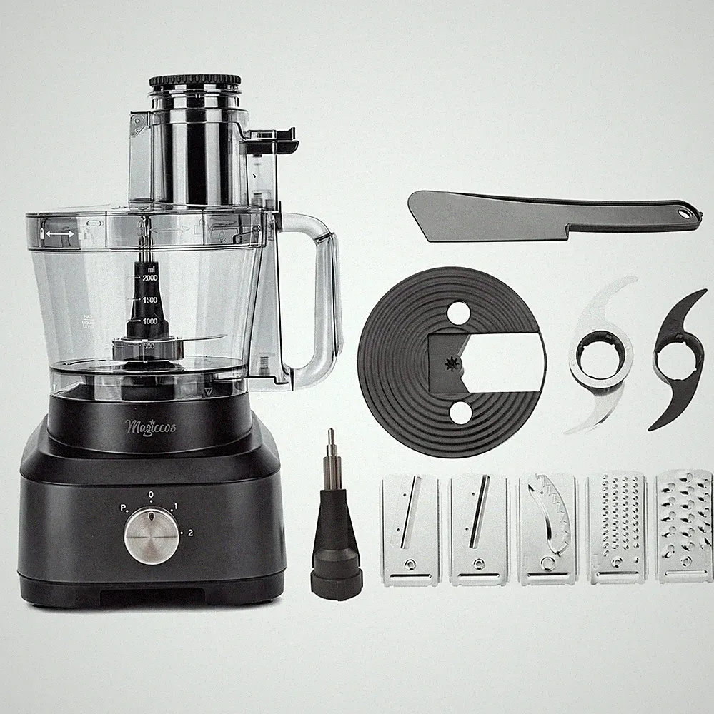 14 Cup Food Processor XL Bowl Large Feed Chute Slice Shred Mix