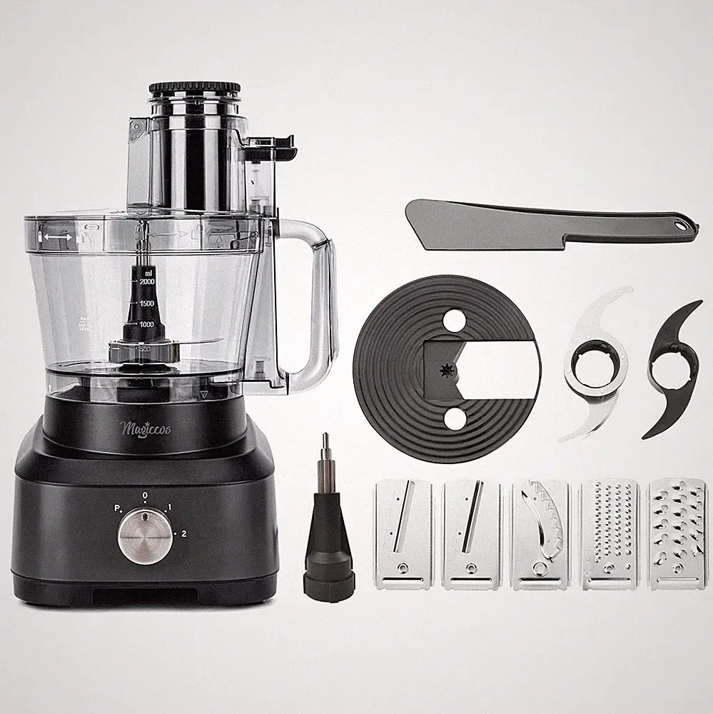14 Cup Food Processor XL Bowl Large Feed Chute Slice Shred Mix