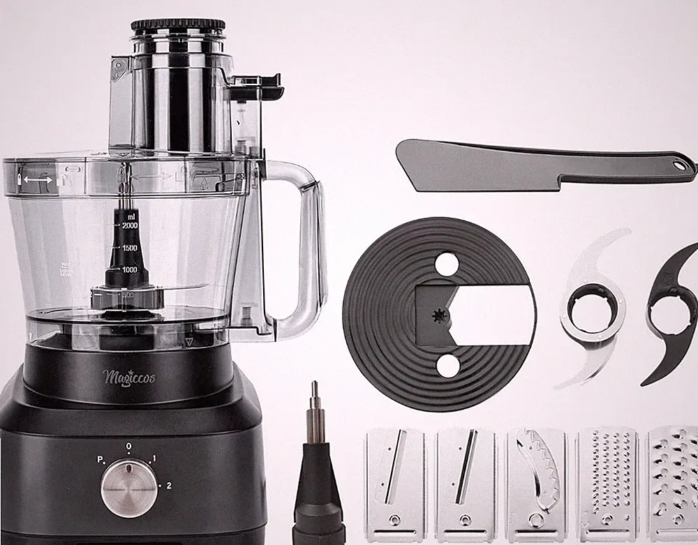 14 Cup Food Processor XL Food Processor w/Large Feed Chute & Dough Blade New