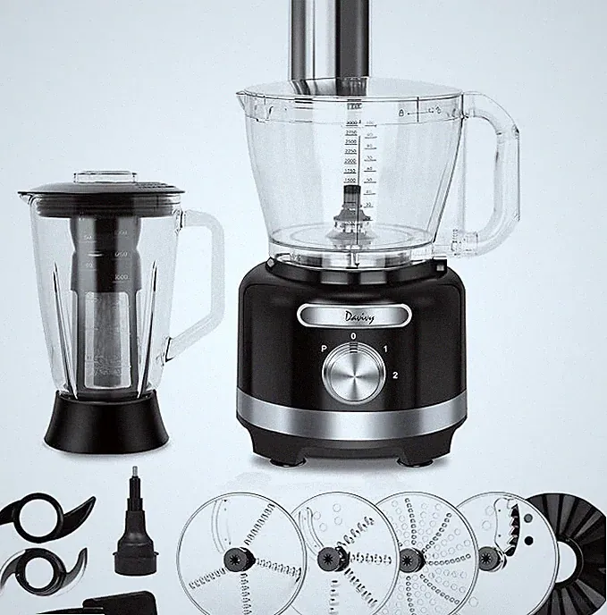 16-Cup Davivy Food Processor Blender Combo