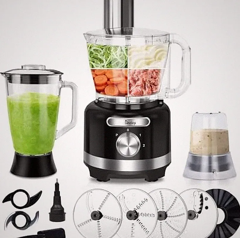 16 Cup Food Processors,11-In-1 Multifunction 3.8L Vegetables Chopper for Home Us