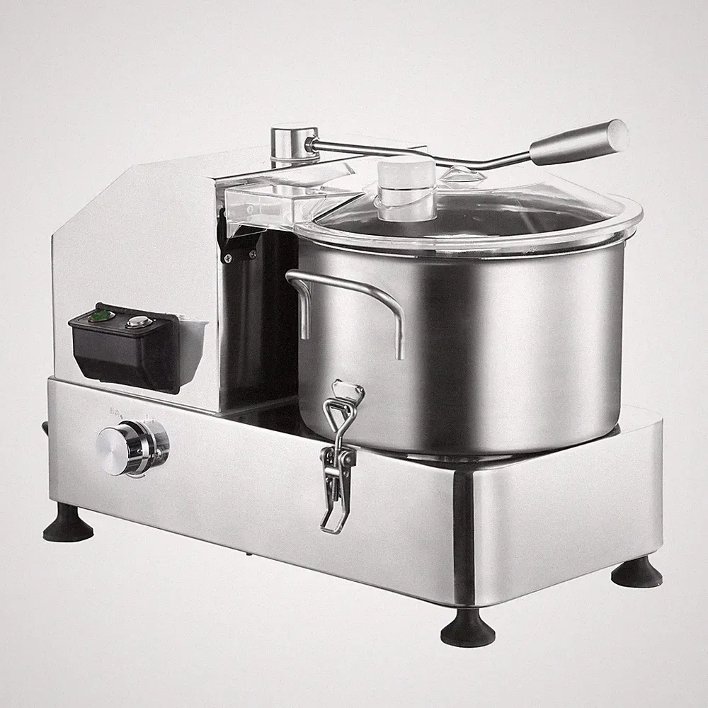 1800W 6L Commercial Food Processor Stainless Steel Variable Speed Heavy Duty