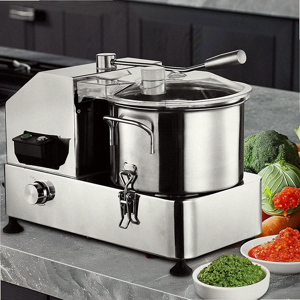 1800W Commercial Food Processor Stainless Steel Electric Vegetable Meat Chopper