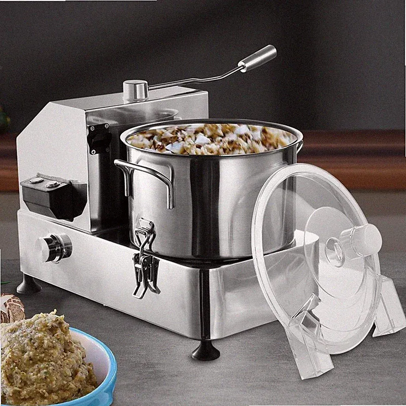1800W Commercial Food Processor Stainless Steel Electric Vegetable Meat Chopper