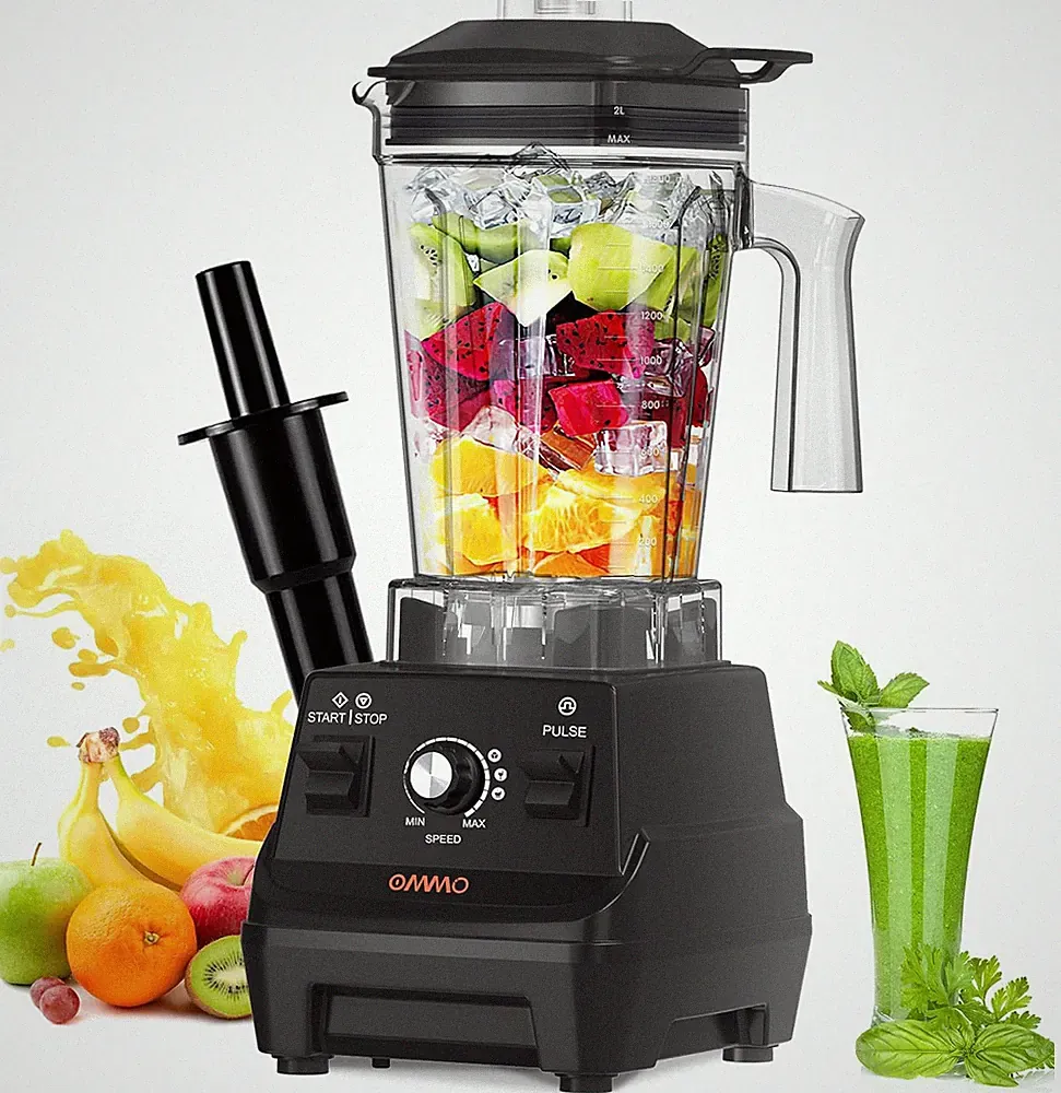 1800W Professional Blender 60oz Ice Crusher Variable Speed Pulse Kitchen