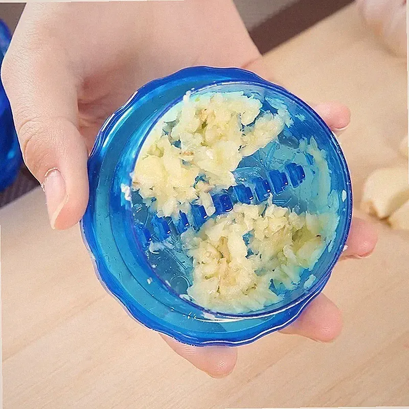 1pc Garlic Presses Manual Mashed Manually Processor Food Chopper Fruit Slicer