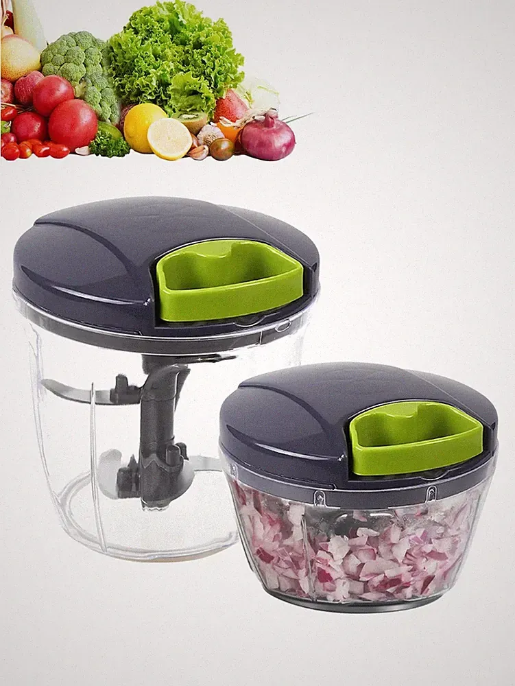 1pc Kitchen Vegetable Chopper Multi-Functional Manual Food Processor