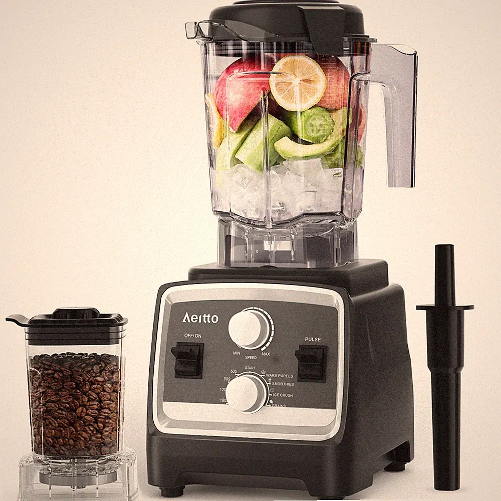 2-in-1 Blender & Grinder,Blender for Smoothies, Ice Crush, Frozen Drinks