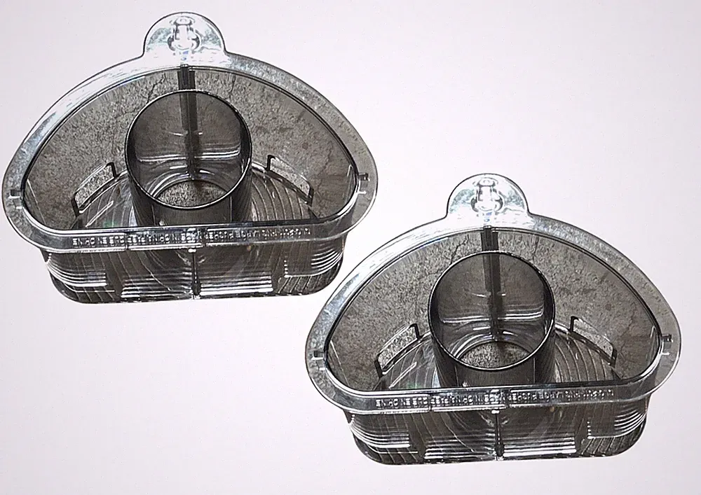 2 PACK Cuisinart Food Processor Replacement Part Large Work Bowl Pusher Sleeve N