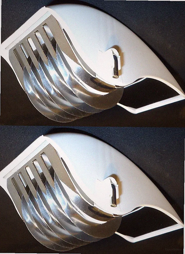 2 Rolling Slicer Manual Food Processor 5 Blades Chopper Mincer Dicer Shredder