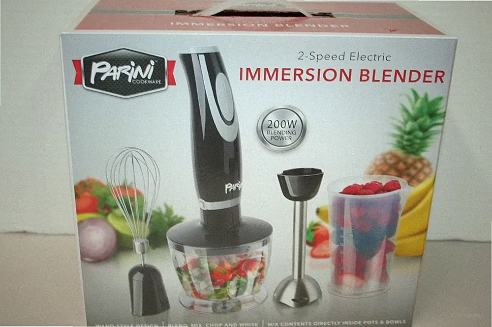2 Speed 5 piece Immersion Blender Kit Puree Mix Chop 200W Brand New In Box
