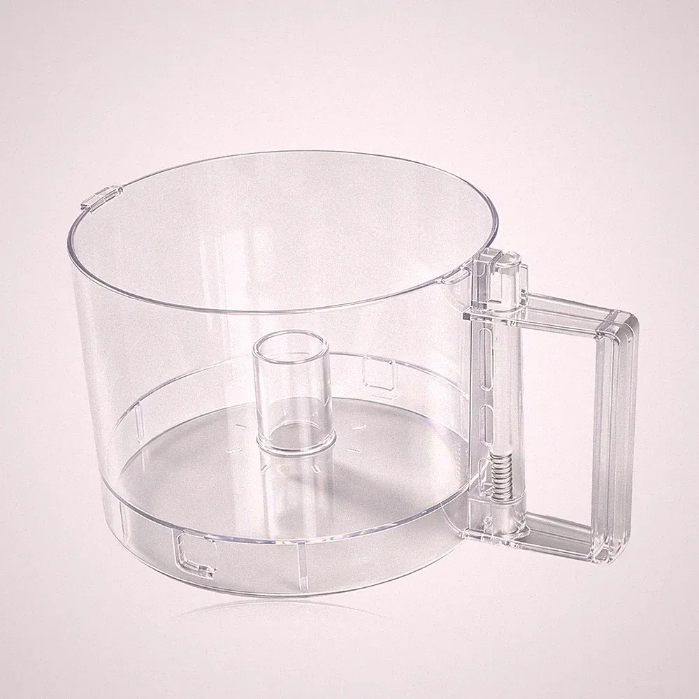 2 Tabs Work Bowl Container 7-Cup Food Processor for FP-631AGTX Cuisinart DLC-10