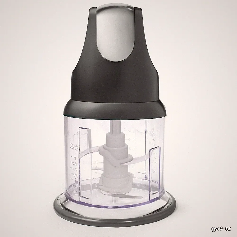 200W Mini Food Processor for Chopping Mincing Puree – Dishwasher Safe Black
